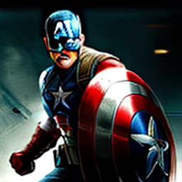 captain America fighting